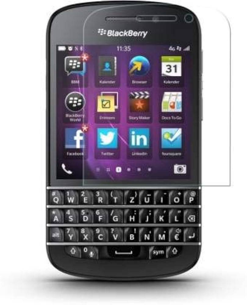 BlackBerry Q10 folie protectie King Protection